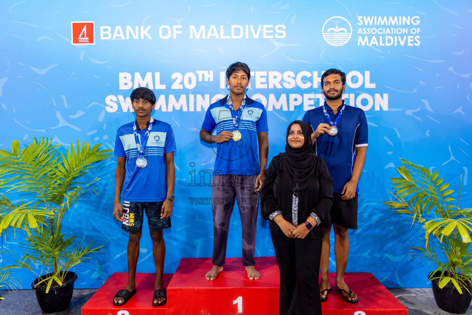 Day 4 of 20th Inter-school Swimming Competition 2024 held in Hulhumale', Maldives on Tuesday, 15th October 2024. Photos: Nausham Waheed / images.mv