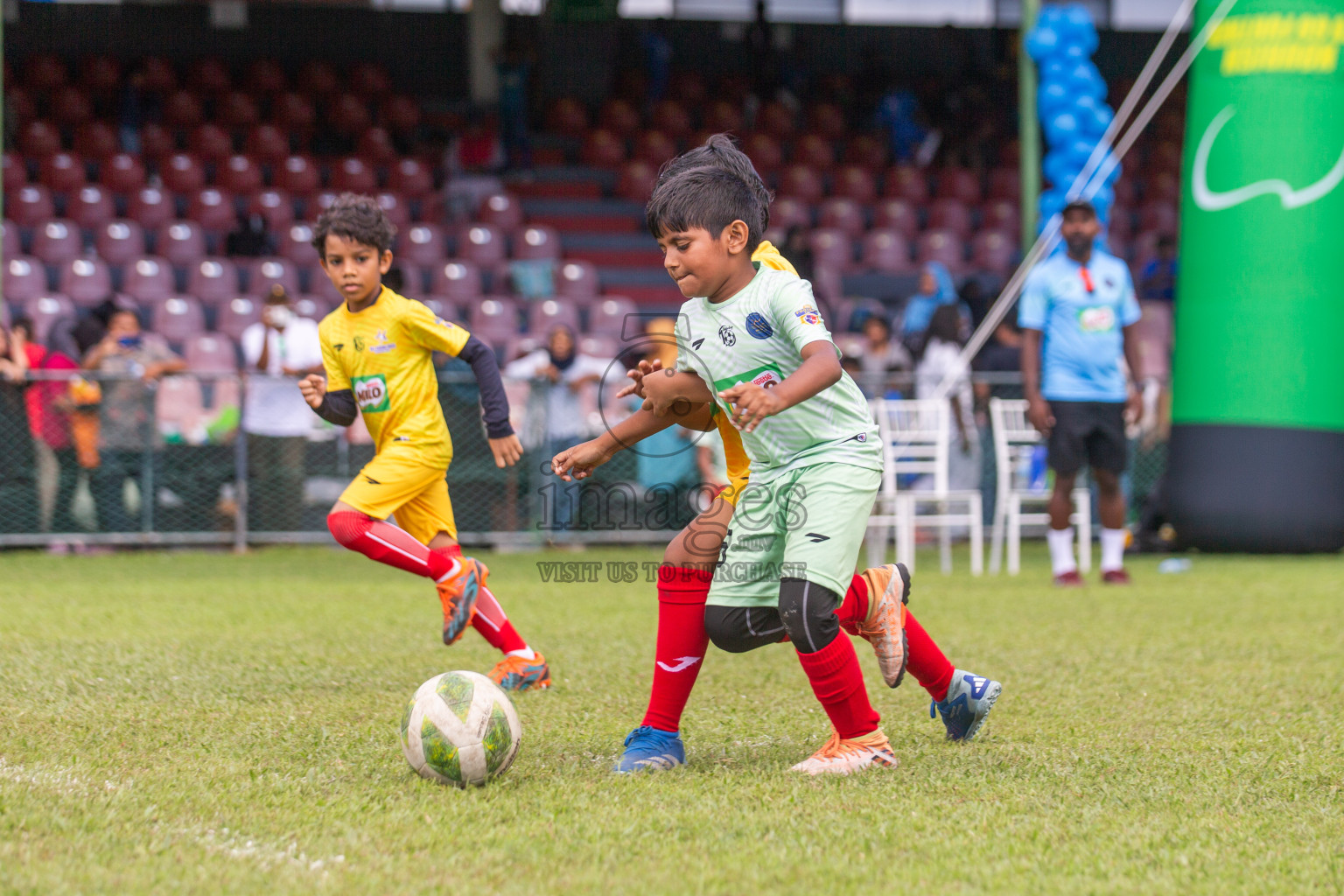 Day 2 of MILO Kids Football Fiesta was held at National Stadium in Male', Maldives on Saturday, 24th February 2024.