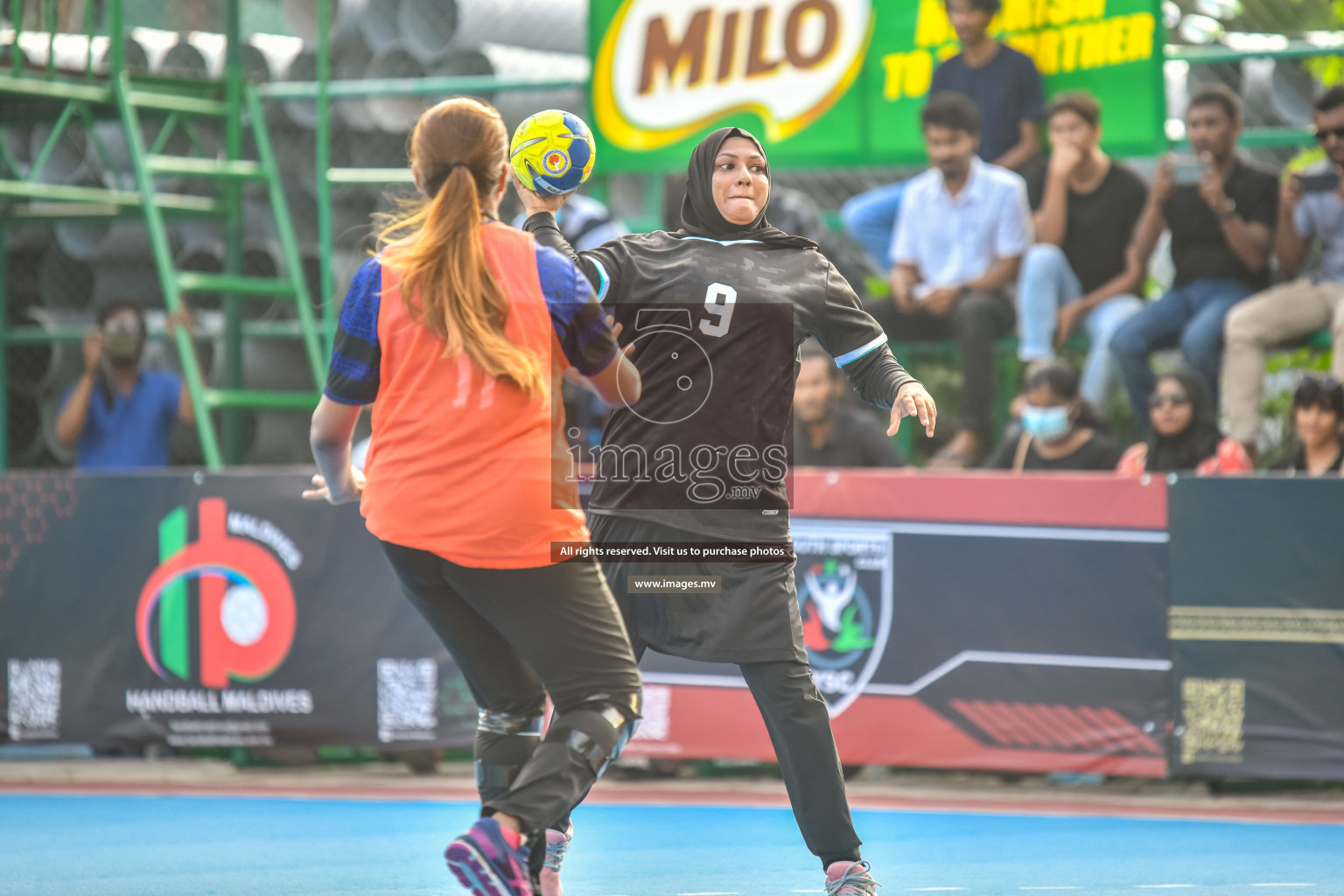 Day 4 of Milo 6th Inter Office Handball Tournament 2022 - Photos by  Nausham Waheed