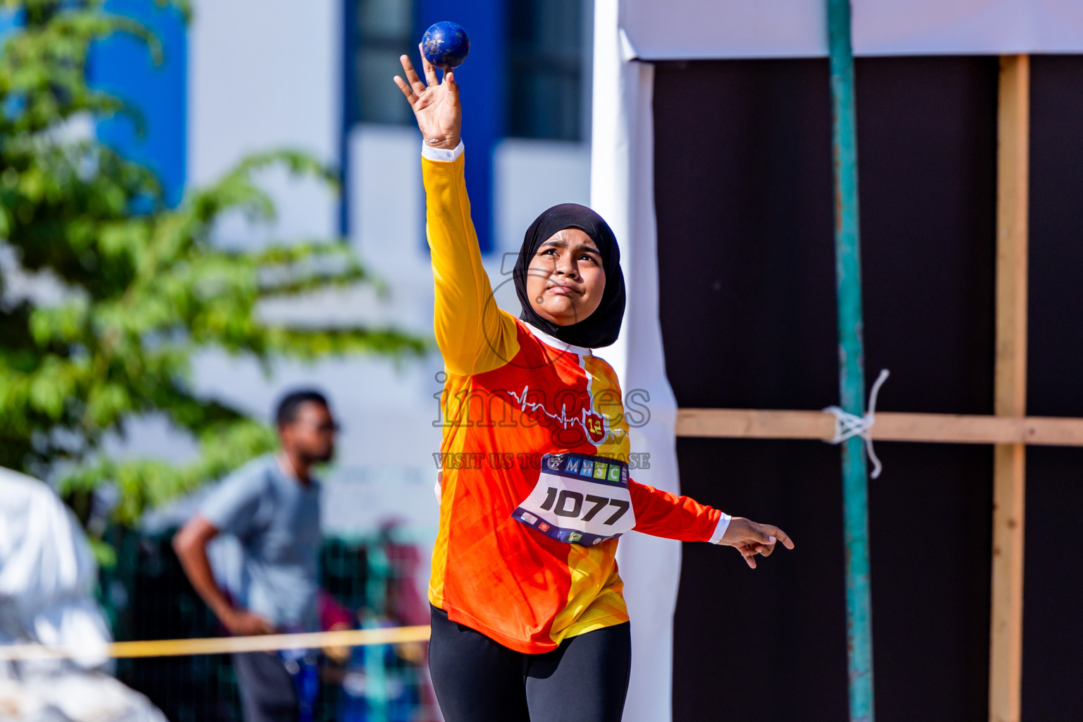 Day 3 of MWSC Interschool Athletics Championships 2024 held in Hulhumale Running Track, Hulhumale, Maldives on Monday, 11th November 2024. Photos by:  Nausham Waheed / Images.mv