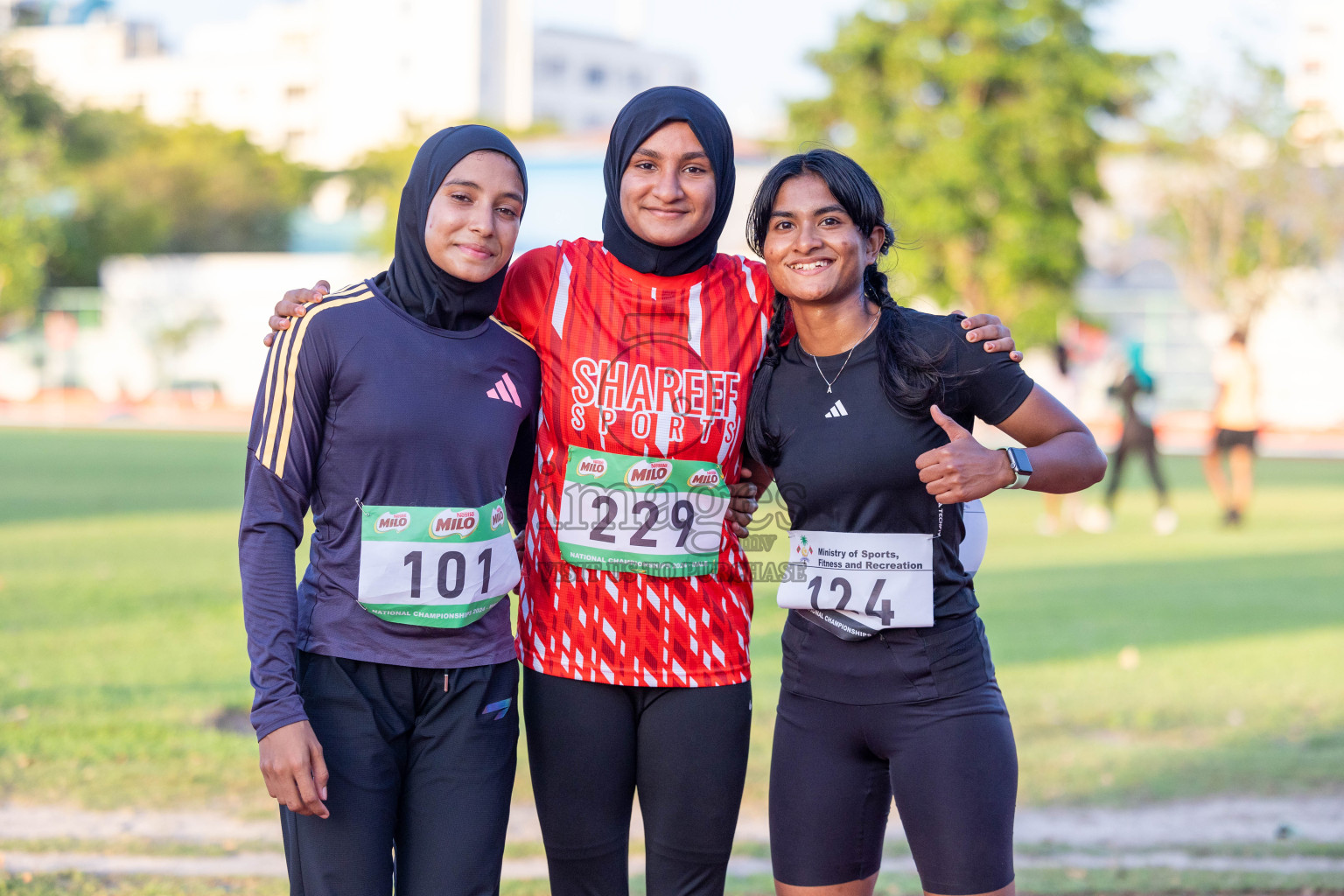 Day 1 of 33rd National Athletics Championship was held in Ekuveni Track at Male', Maldives on Thursday, 5th September 2024. Photos: Shuu Abdul Sattar / images.mv