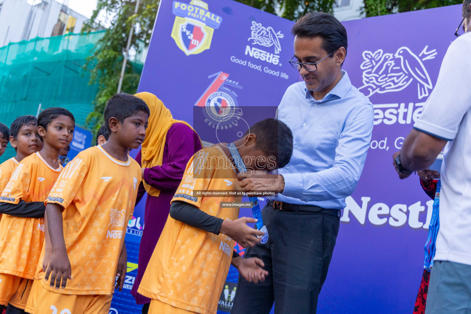 Day 4 of Nestle Kids Football Fiesta, held in Henveyru Football Stadium, Male', Maldives on Saturday, 14th October 2023
Photos: Ismail Thoriq / images.mv