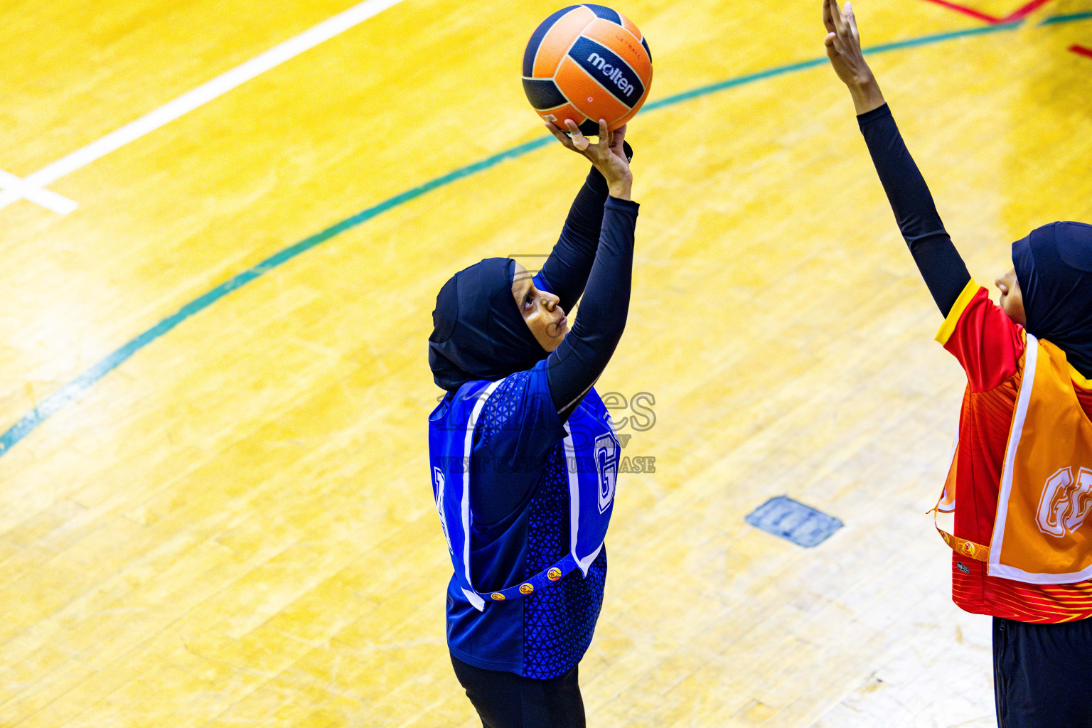 Day 5 of 21st National Netball Tournament was held in Social Canter at Male', Maldives on Sunday, 13th May 2024. Photos: Nausham Waheed / images.mv