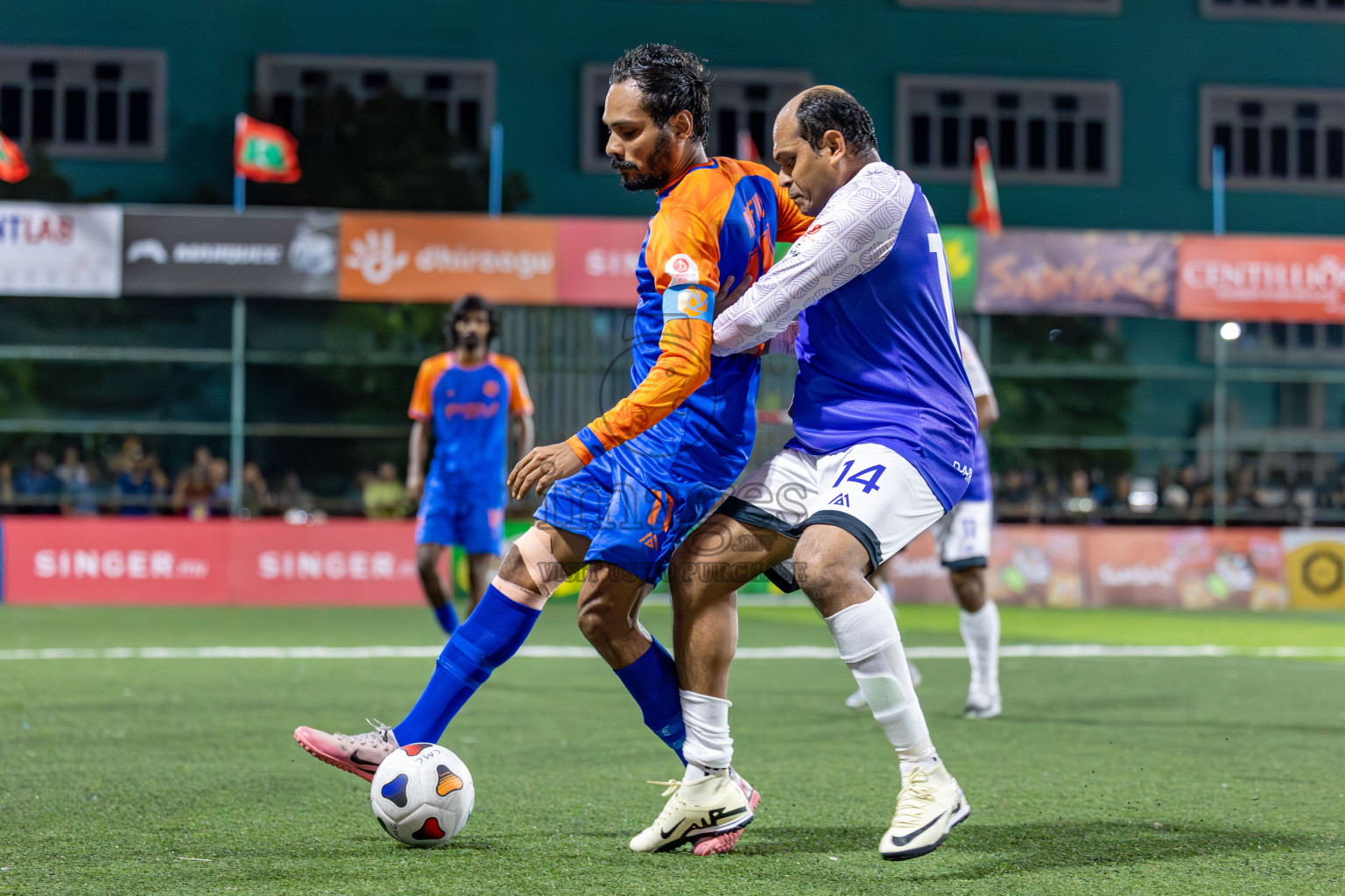 Team FSM vs Baros Maldives in Club Maldives Cup 2024 held in Rehendi Futsal Ground, Hulhumale', Maldives on Friday, 27th September 2024. 
Photos: Shuu Abdul Sattar / images.mv