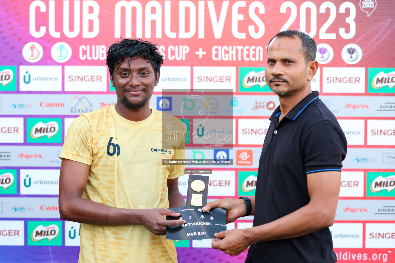 Club AVSEC vs Crossroads Maldives in Club Maldives Cup 2023 held in Hulhumale, Maldives, on Monday, 24th July 2023 Photos: Nausham Waheed/ images.mv