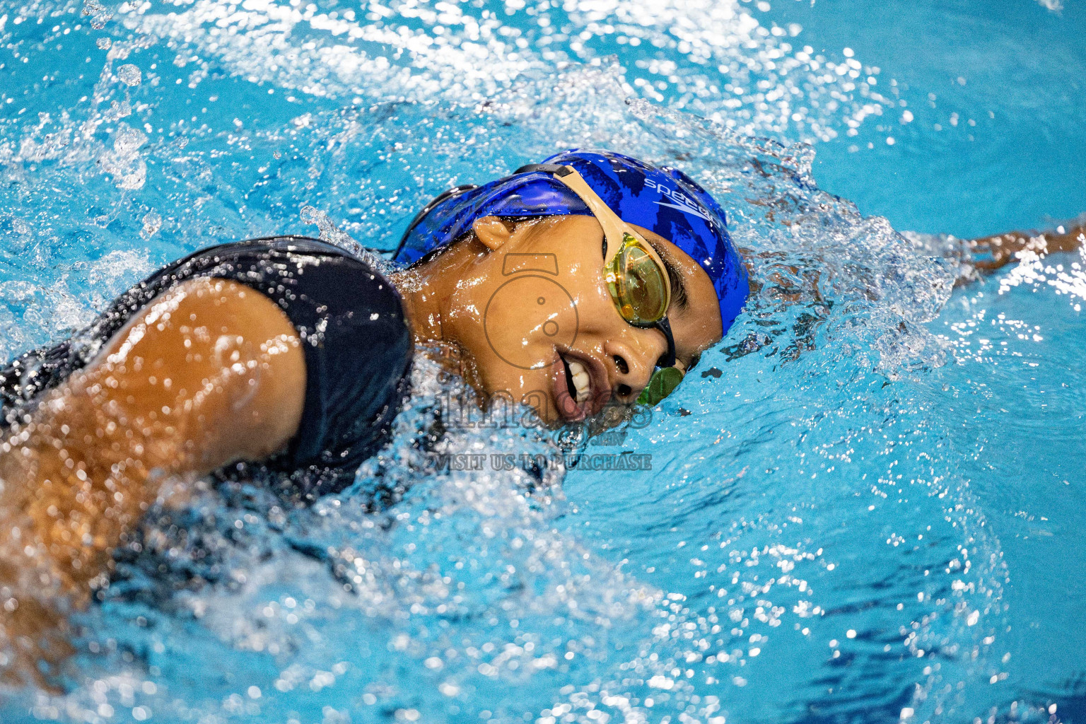 Day 5 of National Swimming Competition 2024 held in Hulhumale', Maldives on Tuesday, 17th December 2024. Photos: Hassan Simah / images.mv