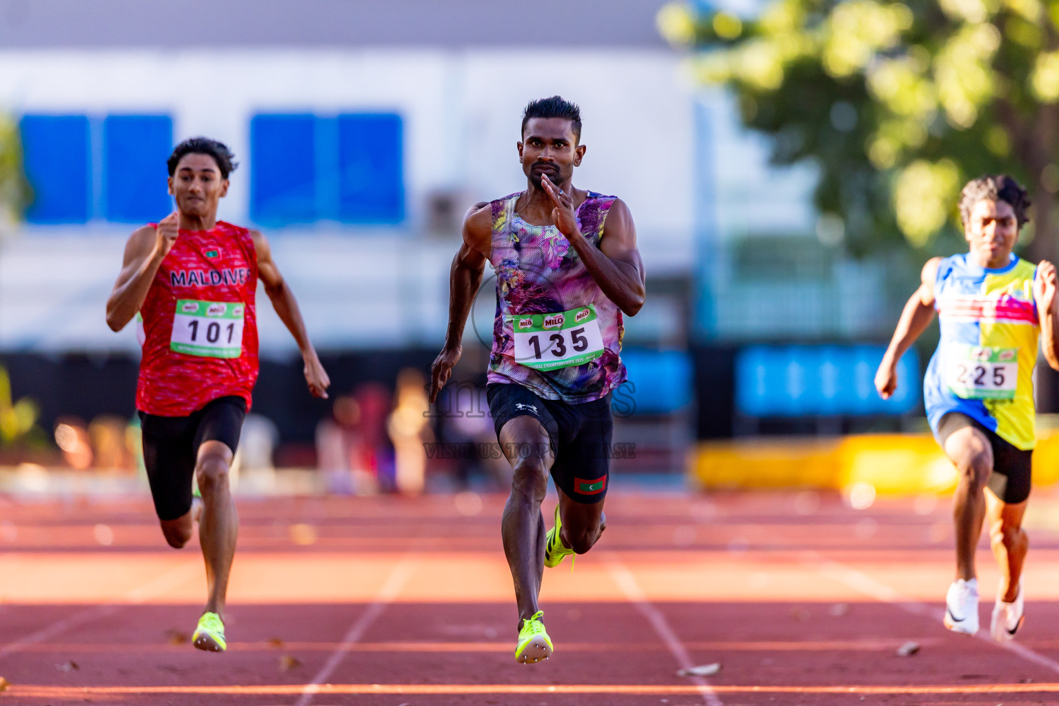 Day 3 of National Athletics Championship 2025 was held at Ekuveni Running Ground in Male', Maldives on Saturday, 16th August 2025. Photos: Nausham Waheed / images.mv