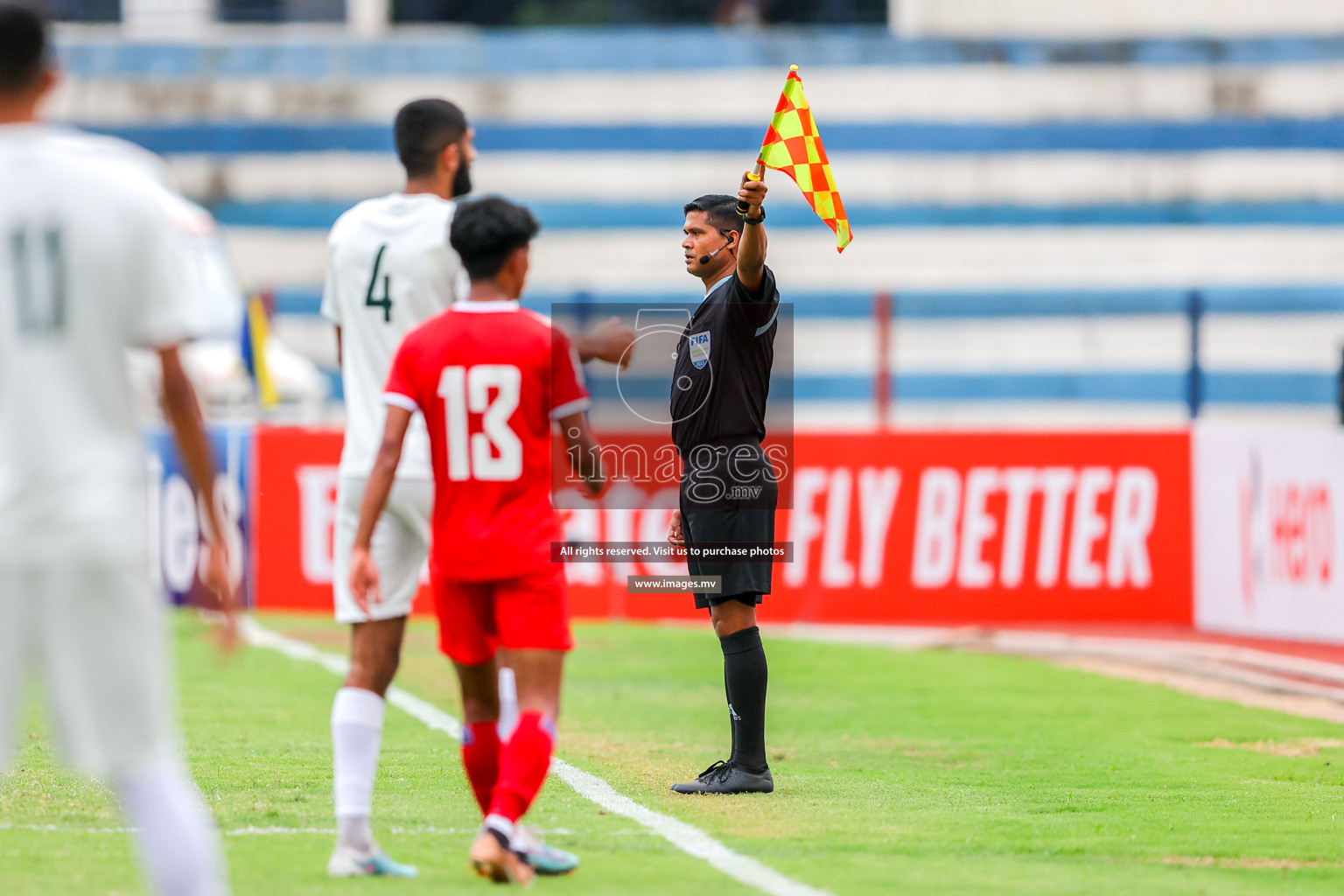 Nepal vs Pakistan in SAFF Championship 2023 held in Sree Kanteerava Stadium, Bengaluru, India, on Tuesday, 27th June 2023. Photos: Nausham Waheed, Hassan Simah / images.mv