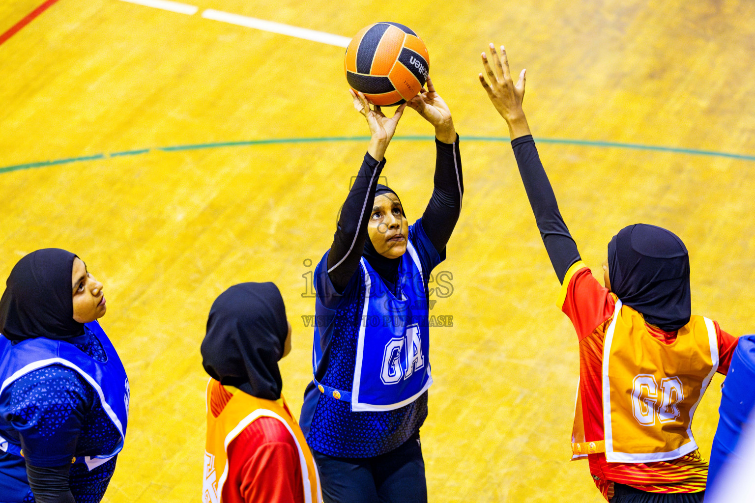 Day 5 of 21st National Netball Tournament was held in Social Canter at Male', Maldives on Sunday, 13th May 2024. Photos: Nausham Waheed / images.mv