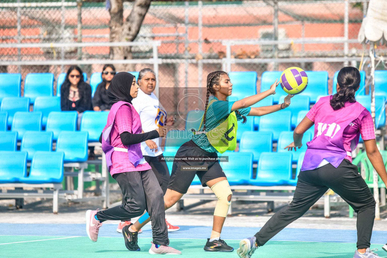 Day 13 of Junior Netball Championship 2022 held in Male', Maldives. Photos by Nausham Waheed