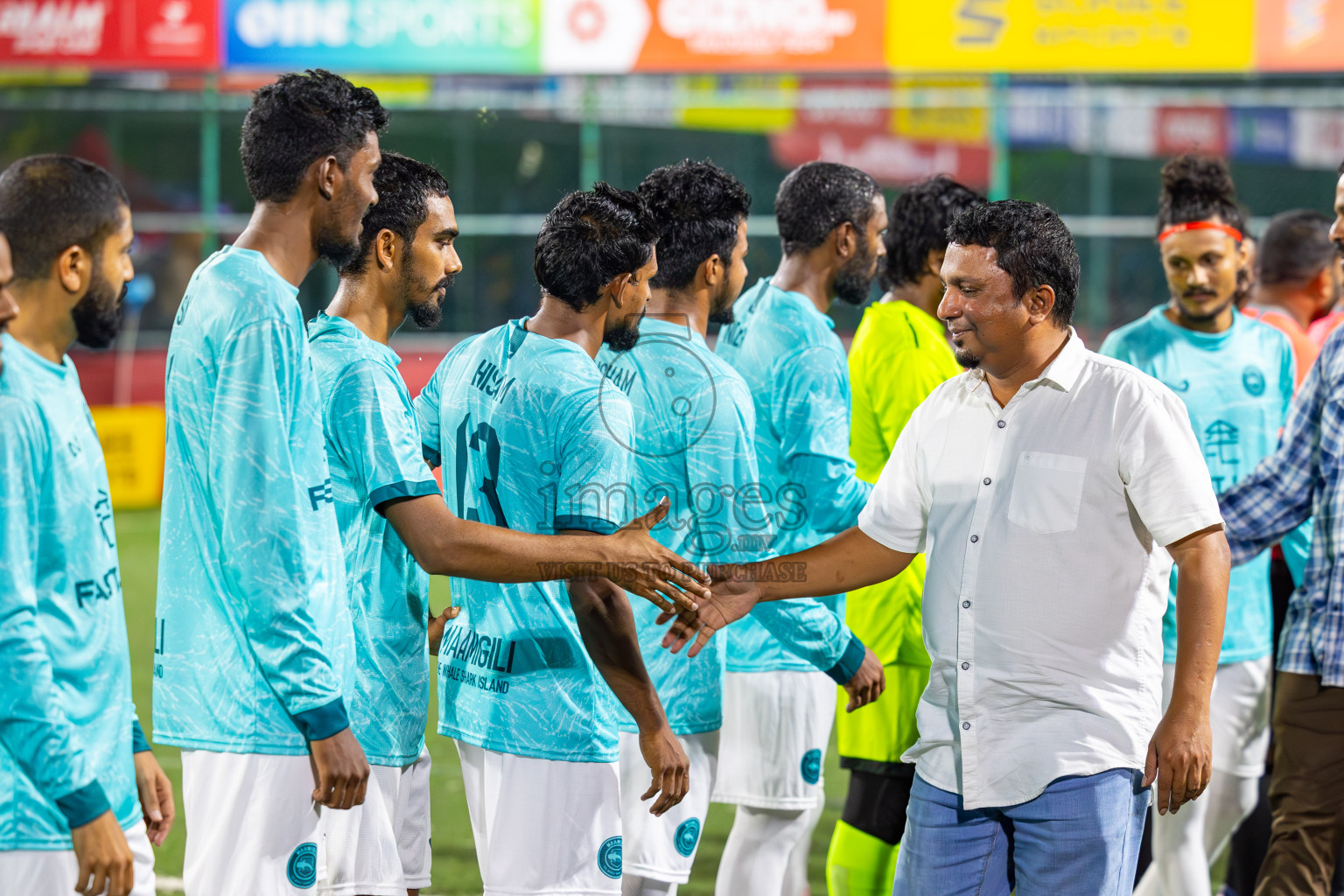 AA Mathiveri vs ADh Maamigili on Day 34 of Golden Futsal Challenge 2024 was held on Monday, 19th February 2024, in Hulhumale', Maldives
Photos: Mohamed Mahfooz Moosa / images.mv