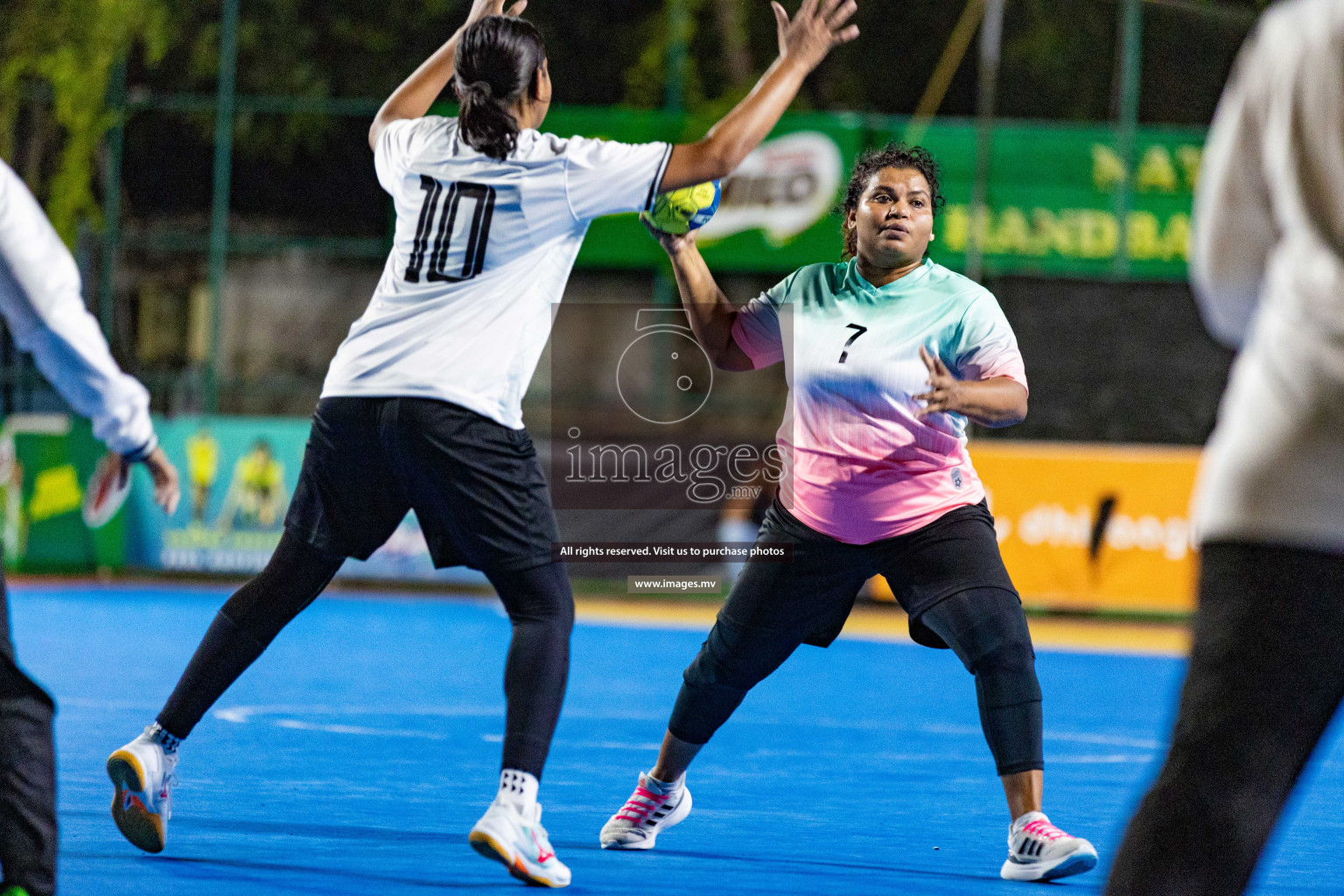 Day 4 of 7th Inter-Office/Company Handball Tournament 2023, held in Handball ground, Male', Maldives on Monday, 18th September 2023 Photos: Nausham Waheed/ Images.mv