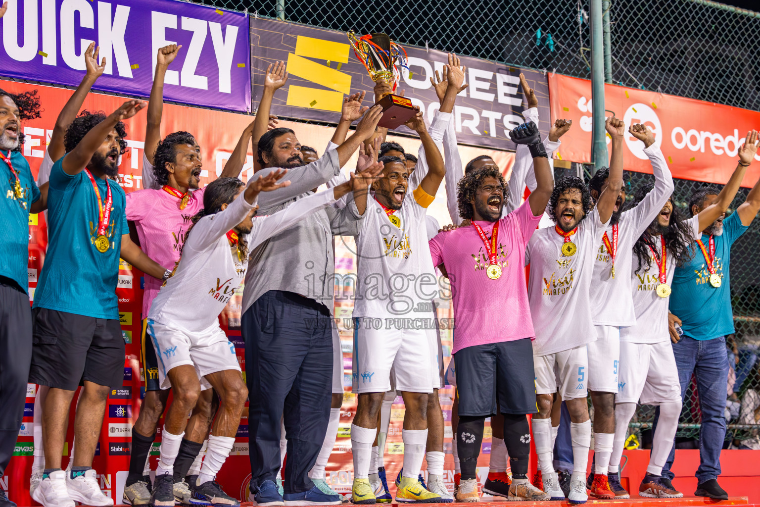 K Maafushi vs K Kaashidhoo in Kaafu Atoll Finals Day 27 of Golden Futsal Challenge 2025 was held on Friday , 31st January 2025, in Hulhumale', Maldives. Photos: Ismail Thoriq / images.mv