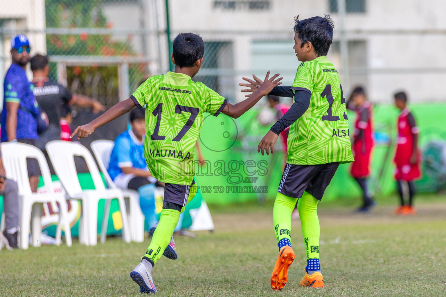 Day 2  of MILO Academy Championship 2024 - U12 was held at Henveiru Grounds in Male', Maldives on Thursday, 5th July 2024. Photos: Shuu Abdul Sattar / images.mv