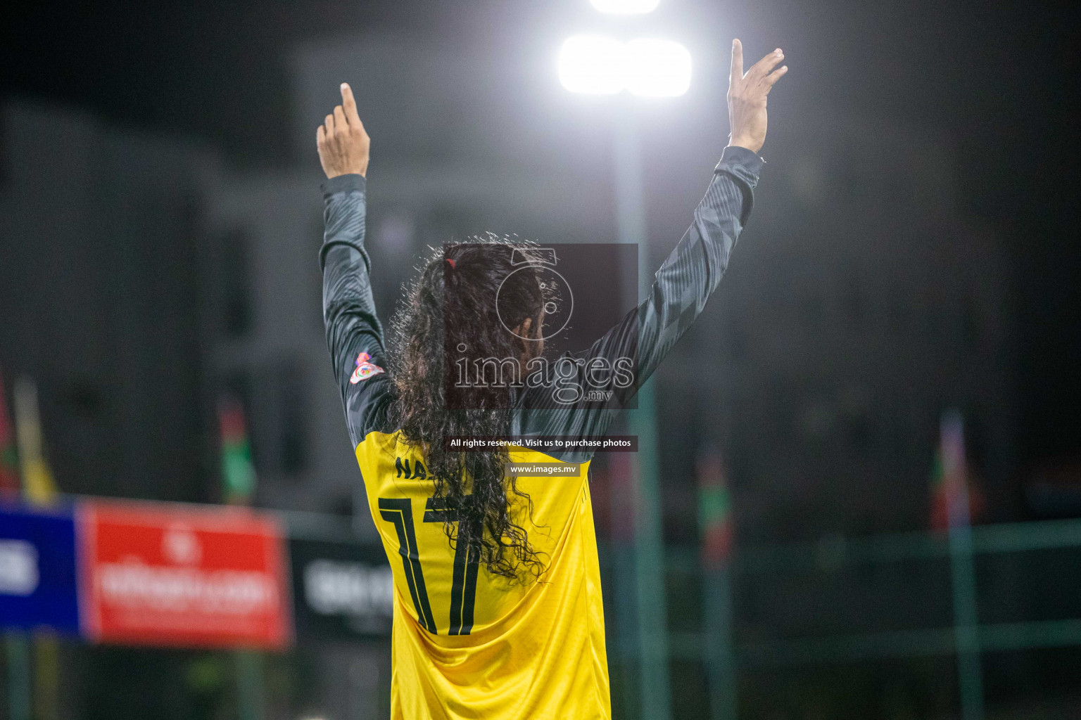 Team FSM Vs Prisons Club in the Semi Finals of Club Maldives 2021 held in Hulhumale, Maldives on 15 December 2021. Photos: Shuu Abdul Sattar / images.mv