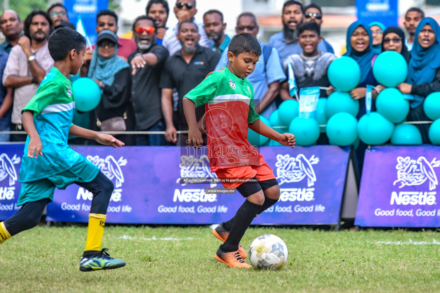 Day 4 of Milo Kids Football Fiesta 2022 was held in Male', Maldives on 22nd October 2022. Photos: Nausham Waheed / images.mv