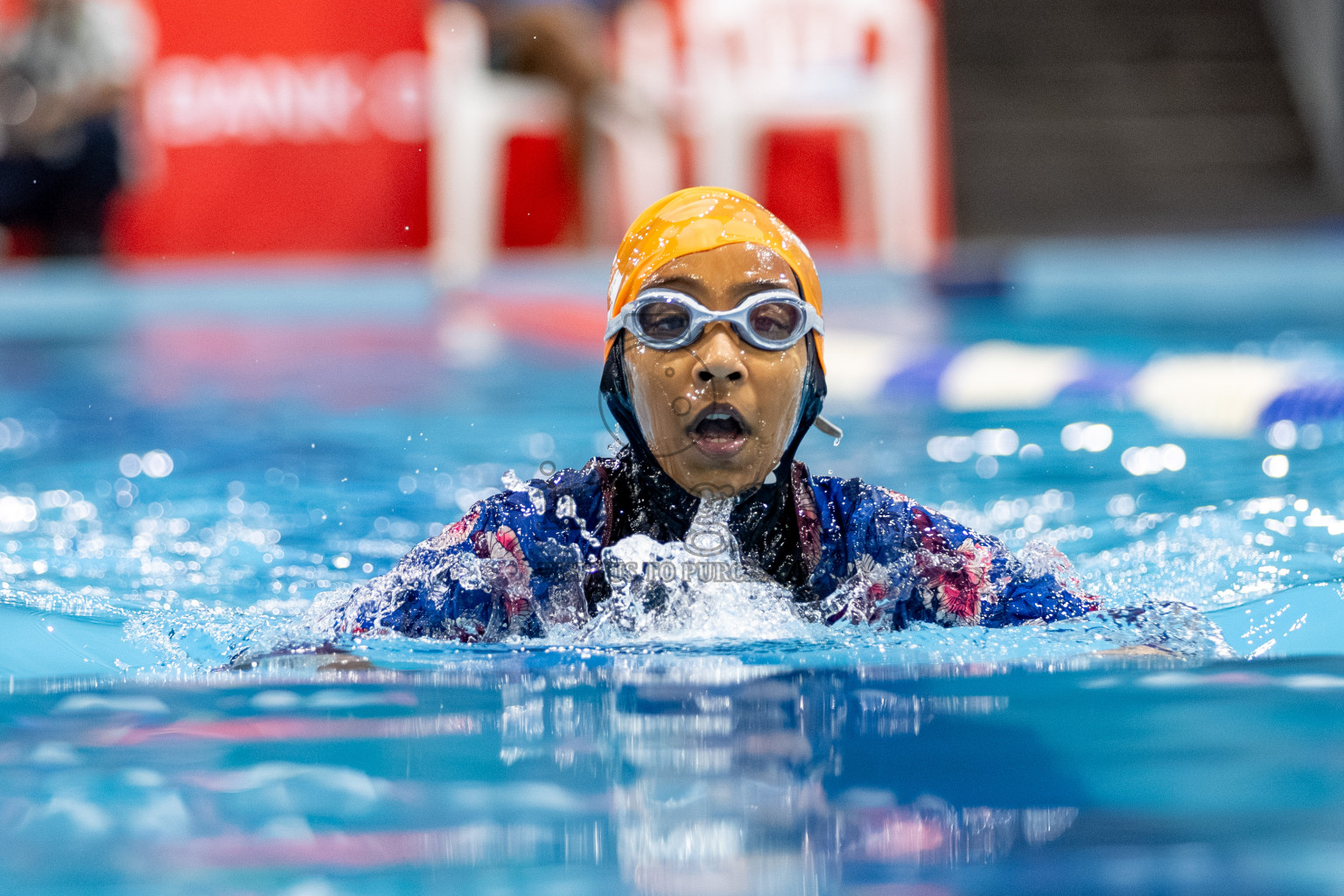 Day 4 of BML 6th National Kids Swimming Kids Festival 2025 held in Hulhumale', Maldives on Thursday, 6th November 2024. Photos: Hassan Simah / images.mv