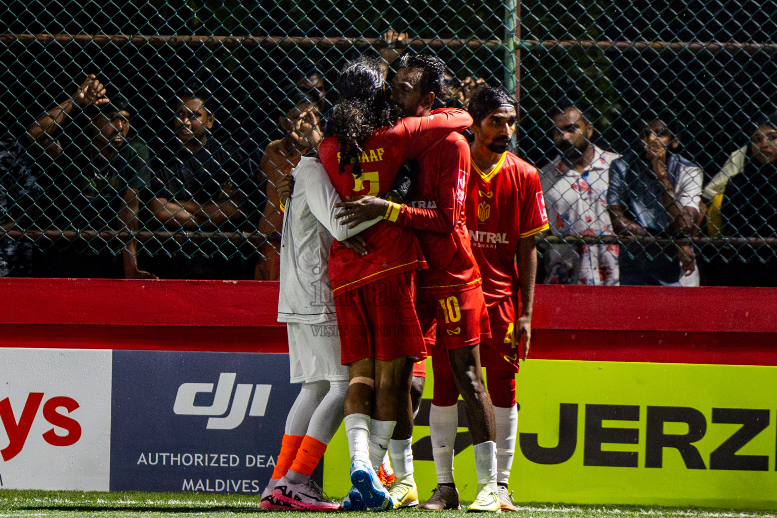 S Feydhoo vs S Meedhoo on Day 20 of Golden Futsal Challenge 2025 was held on Thursday, 23rd January 2025, in Hulhumale', Maldives. Photos: Nausham Waheed / images.mv