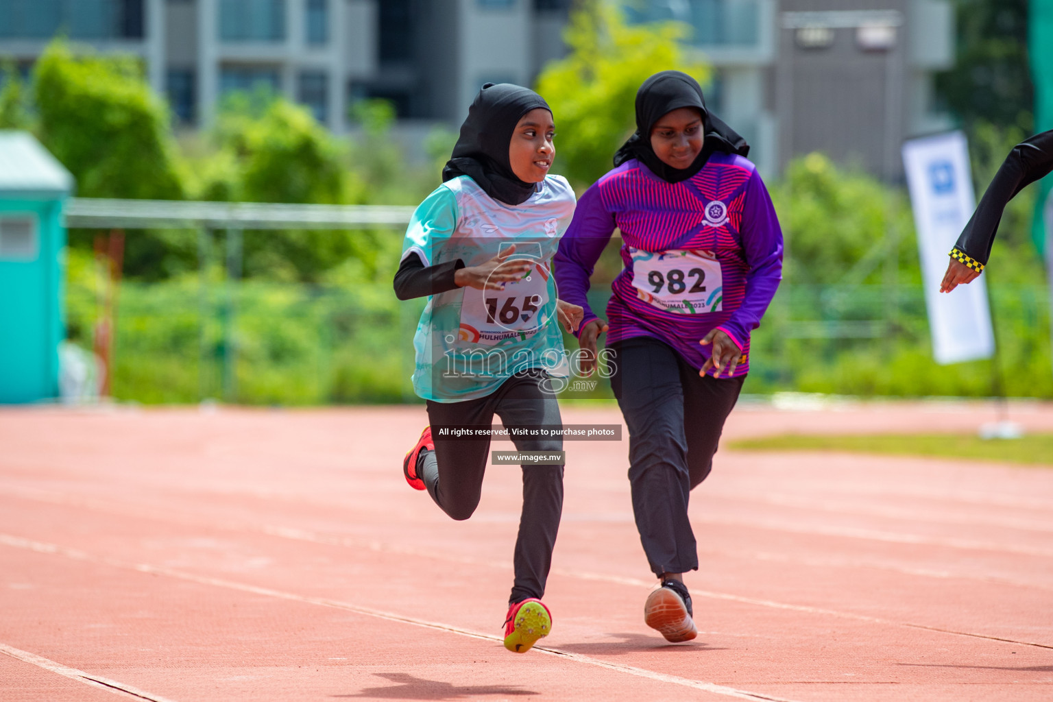 Day two of Inter School Athletics Championship 2023 was held at Hulhumale' Running Track at Hulhumale', Maldives on Sunday, 15th May 2023. Photos: Nausham Waheed / images.mv