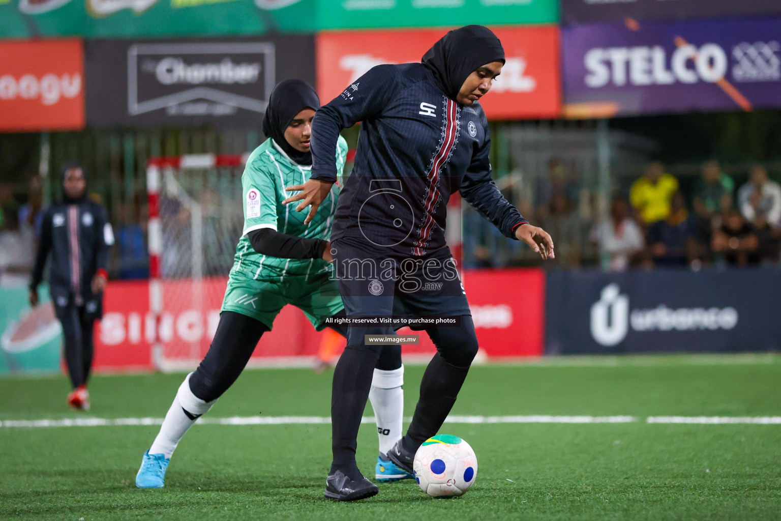 Prison Club vs Club MYS in 18/30 Futsal Fiesta Classic 2023 held in Hulhumale, Maldives, on Friday, 21st July 2023 Photos: Nausham Waheed / images.mv