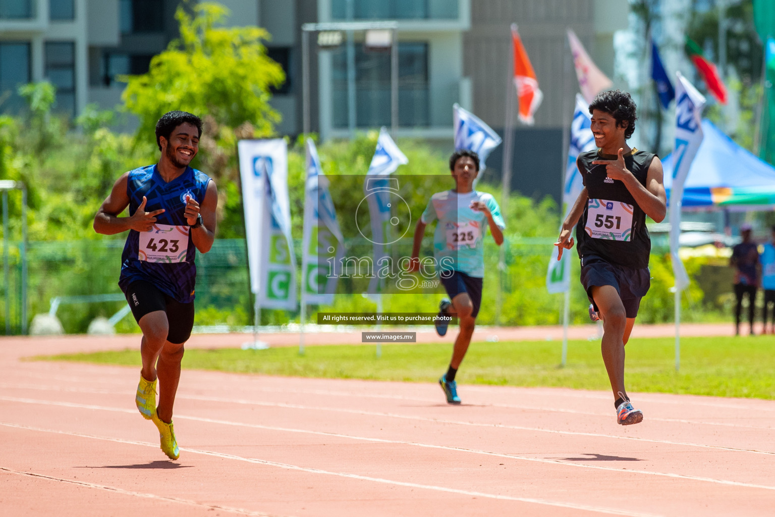 Day three of Inter School Athletics Championship 2023 was held at Hulhumale' Running Track at Hulhumale', Maldives on Tuesday, 16th May 2023. Photos: Nausham Waheed / images.mv