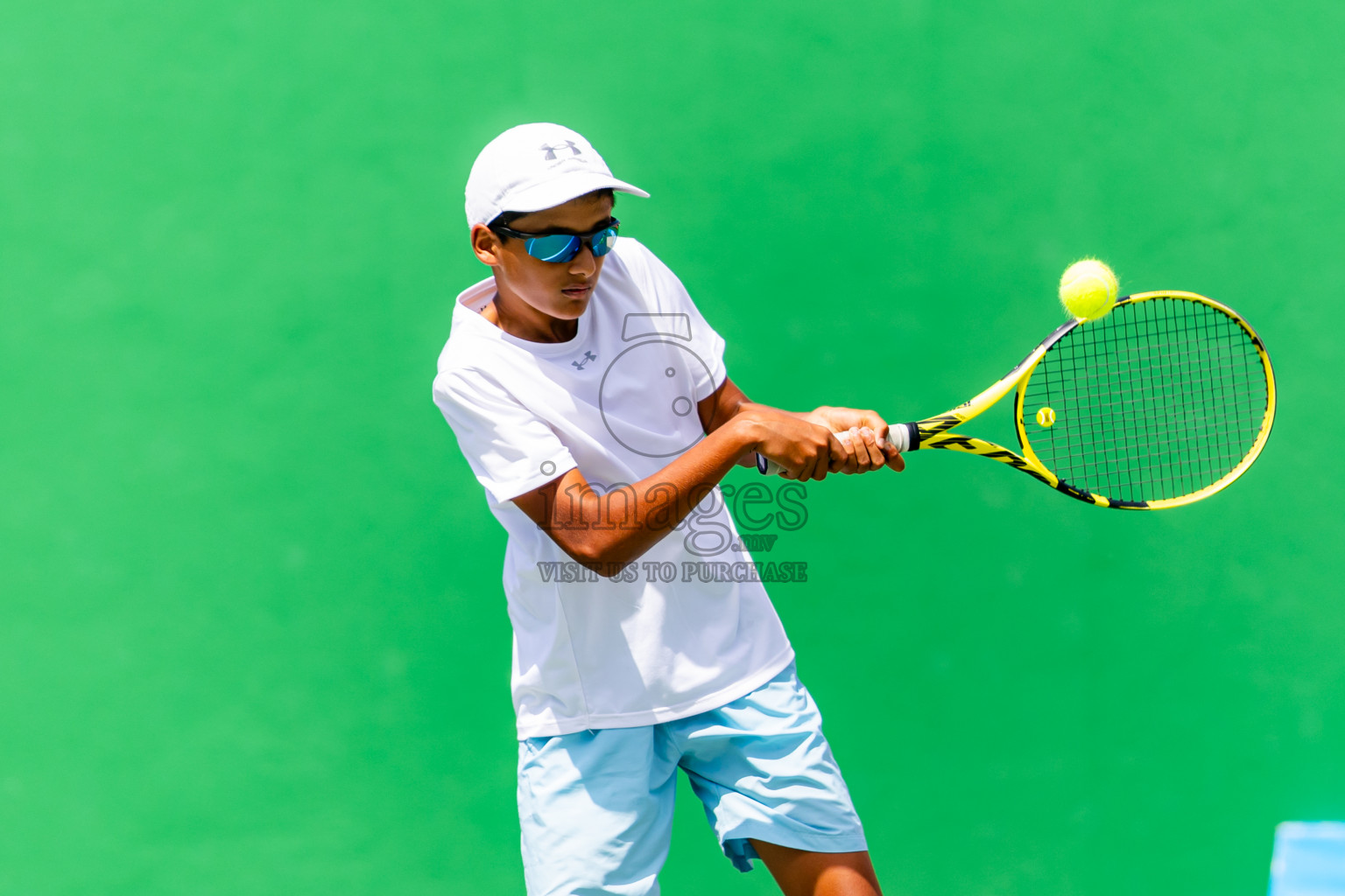 Day 1 of ATF Maldives Junior Open Tennis was held in Male' Tennis Court, Male', Maldives on Monday, 9th December 2024. Photos: Nausham Waheed / images.mv