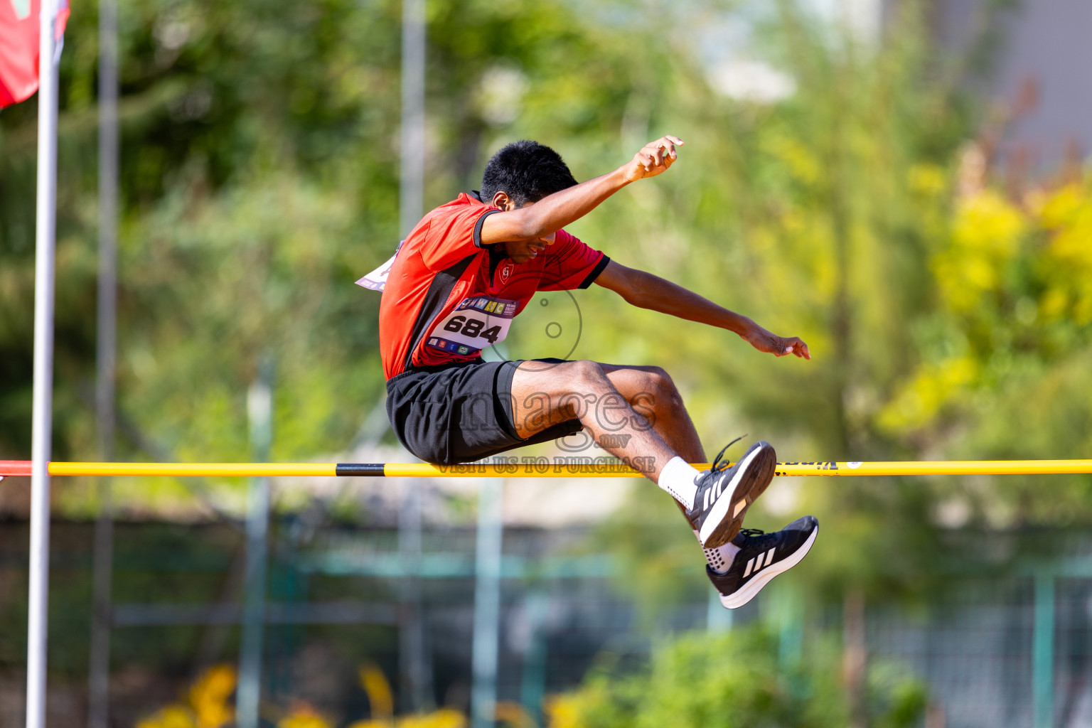 Day 1 of MWSC Interschool Athletics Championships 2024 held in Hulhumale Running Track, Hulhumale, Maldives on Saturday, 9th November 2024. Photos by: Ismail Thoriq / Images.mv