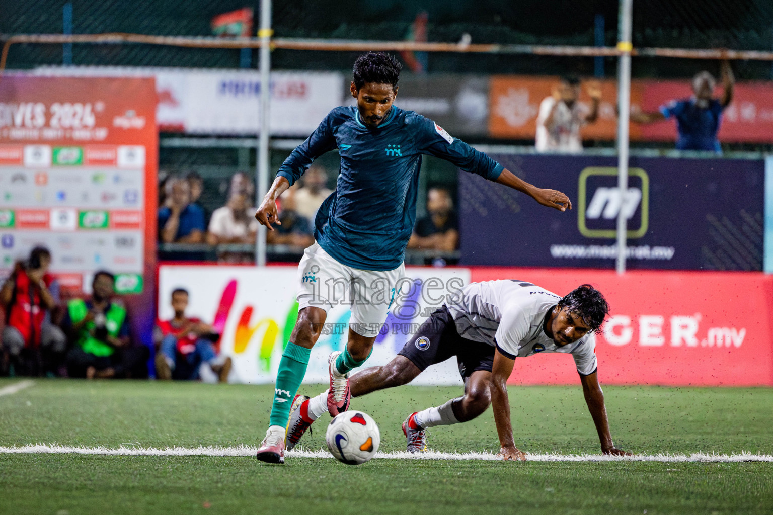 DSC vs MPL in Quarter Finals of Club Maldives Cup 2024 held in Rehendi Futsal Ground, Hulhumale', Maldives on Friday, 11th October 2024. Photos: Nausham Waheed / images.mv