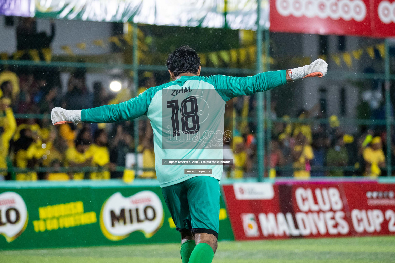 Team MPL vs Team RRC in the Quarter Finals of Club Maldives 2021 held at Hulhumale'; on 13th December 2021 Photos:Shu Abdul Sattar / images/mv