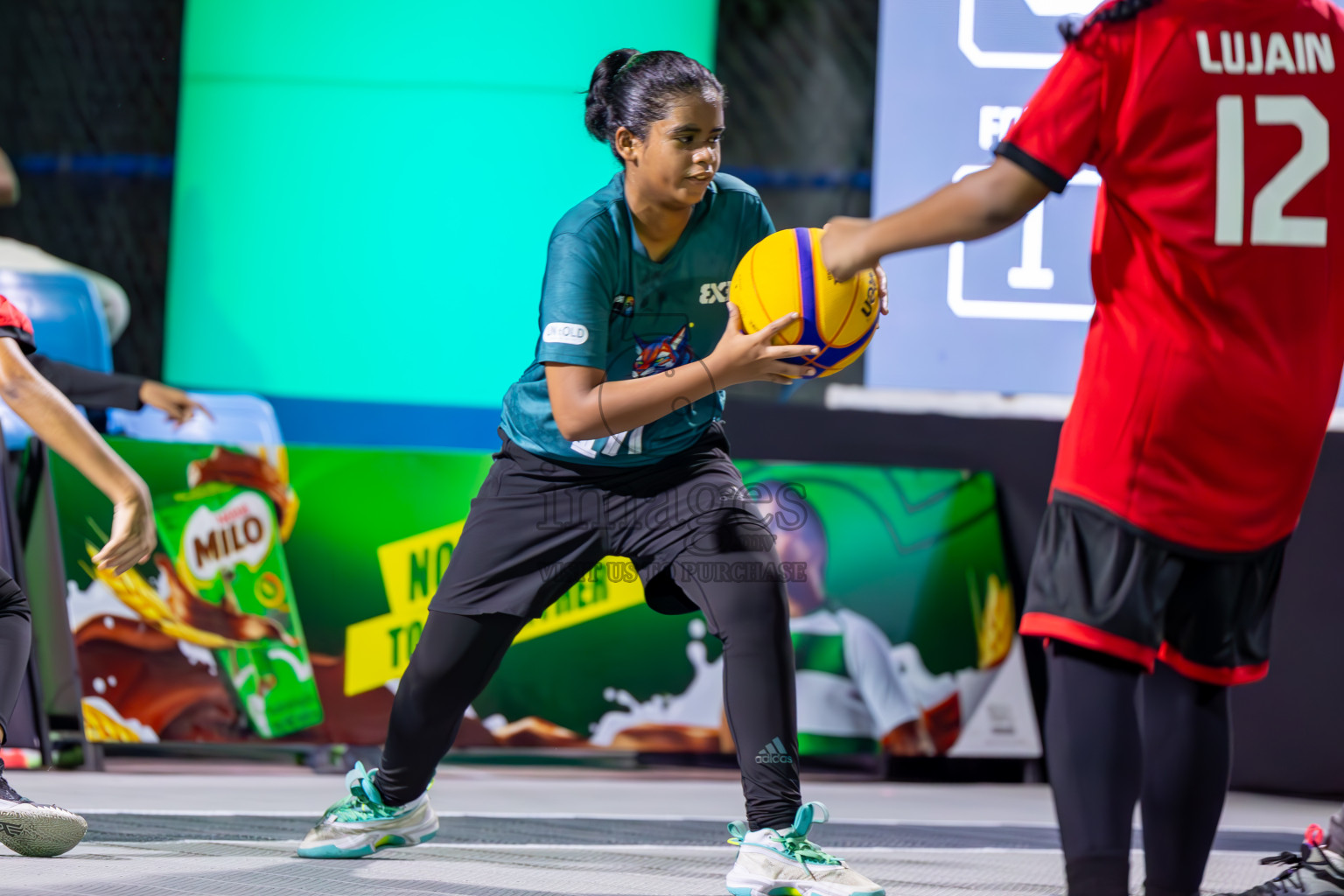 Day 3 of MILO Ramadan 3x3 Challenge 2024 was held in Ekuveni Outdoor Basketball Court at Male', Maldives on Thursday, 14th March 2024.
Photos: Ismail Thoriq / images.mv