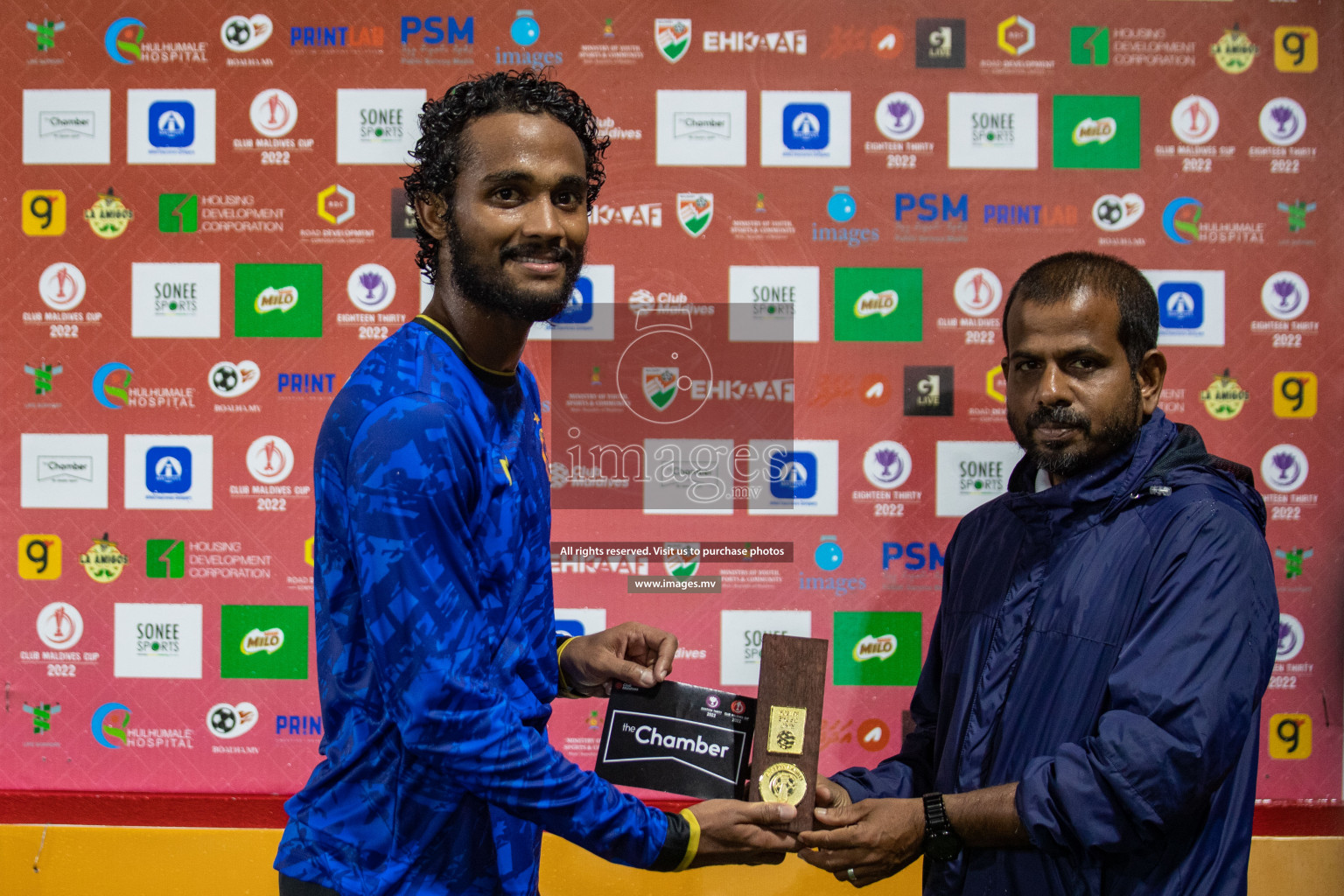 MPL vs Customs RC in Club Maldives Cup 2022 was held in Hulhumale', Maldives on Monday, 10th October 2022. Photos: Hassan Simah/ images.mv