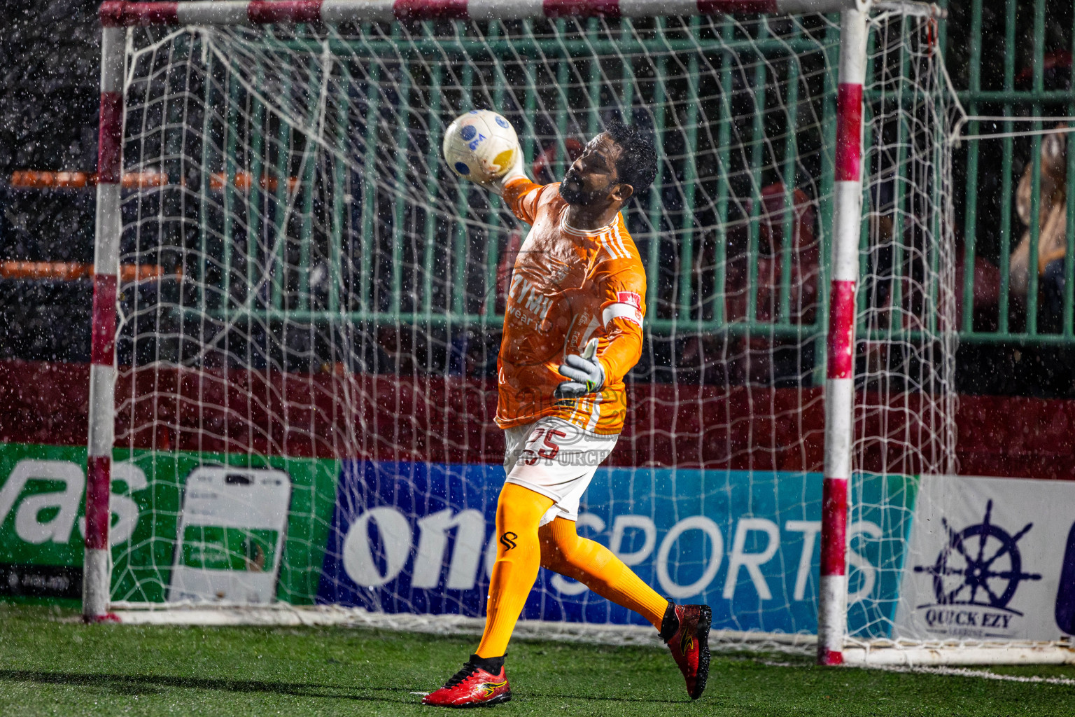 L Maabaidhoo vs L Maavah in Day 18 of Golden Futsal Challenge 2025 was held on Wednesday, 22nd January 2025, in Hulhumale', Maldives. Photos: Nausham Waheed / images.mv