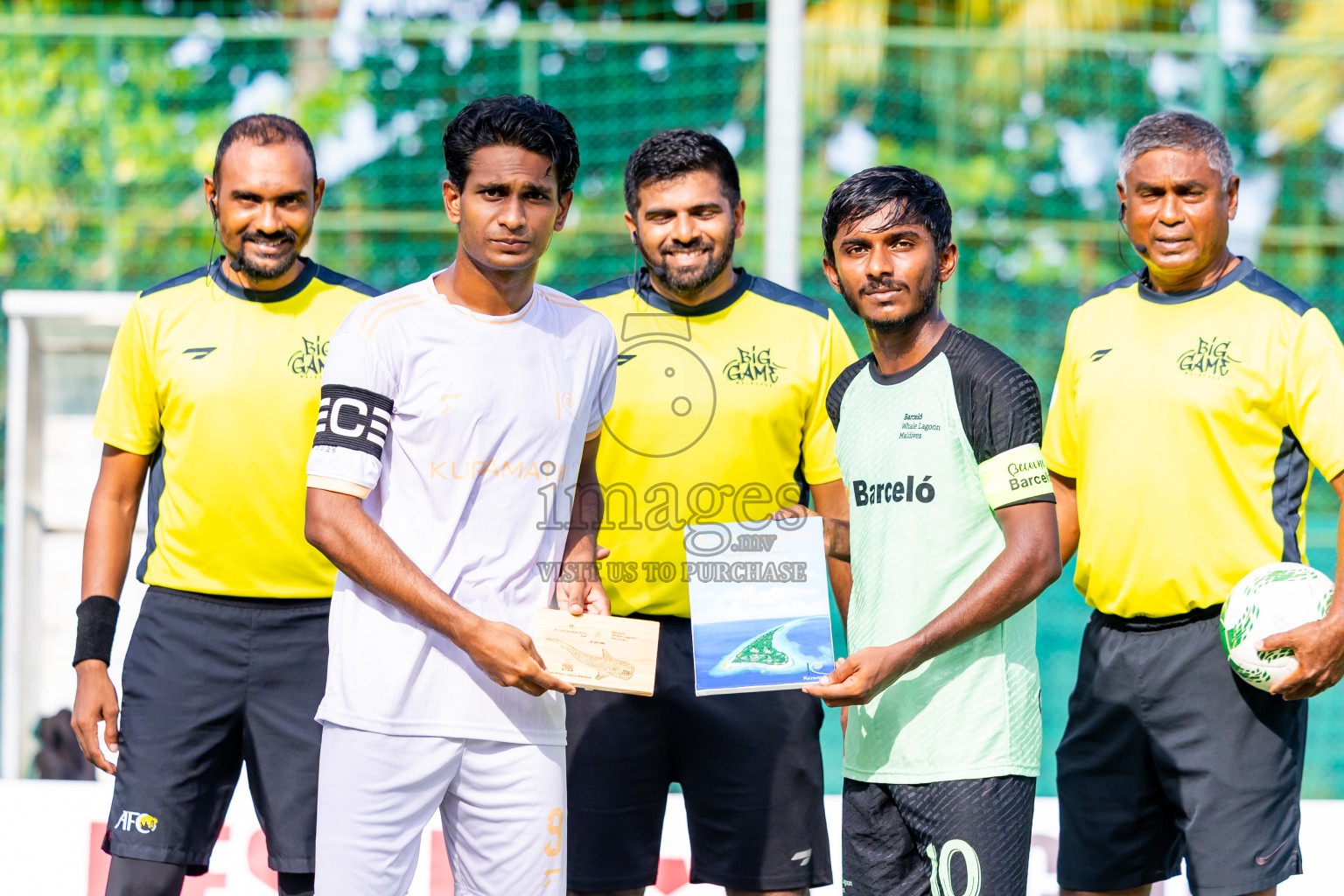 Kuramathi vs Barcelo in Day 6 of Resort League 2025 (Ari Zone) was held on Wednesday, 25th June 2025 in Conrad Maldives Rangali Island, Alif Dhaalu Atoll, Maldives. Photos: Nausham Waheed / images.mv