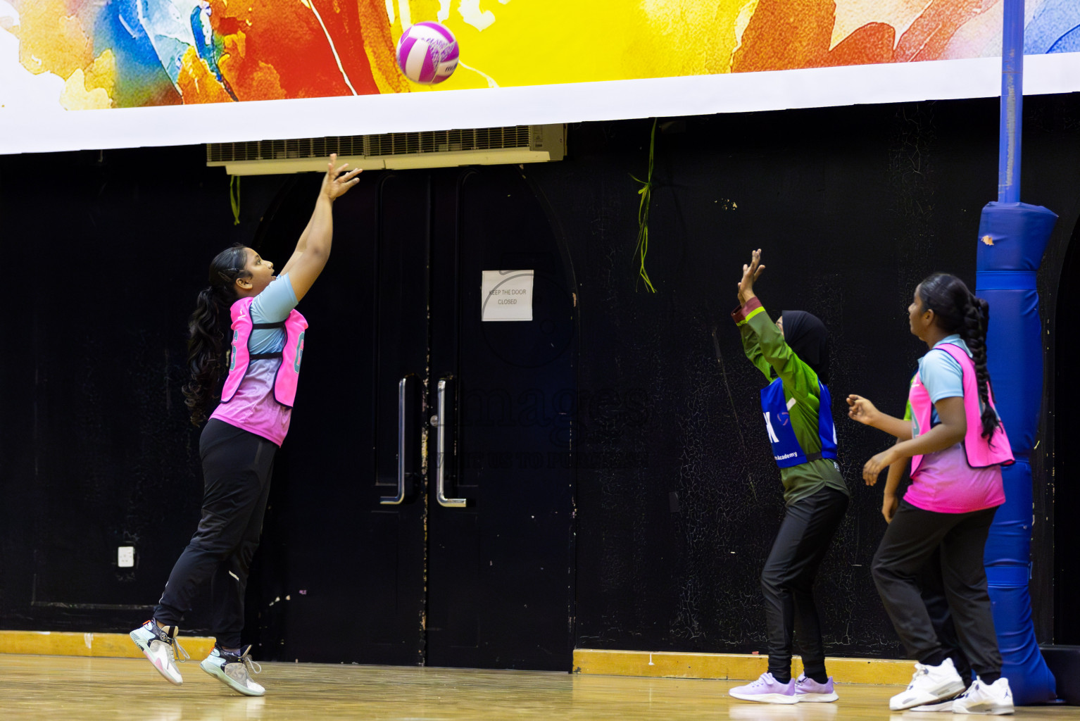 NETGEN A vs FIONTI Sports Academy (U11) in Day 1 of 3rd Junior Championship - Netball association of Maldives, held at Social Center on 19th January 2025 . Photos by Shuu Abdul Sattar