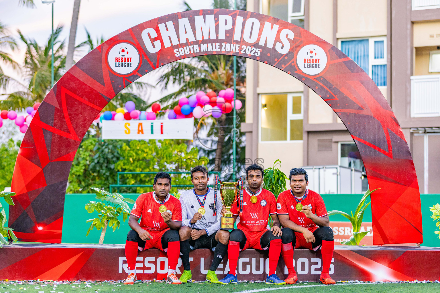 Waldorf Astoria vs SAII Lagoon in Finals of Resort League 2025 (South Male Zone) was held on Sunday, 19th October 2025 in Crossroads's Maldives, Photos: Areef Adam / images.mv