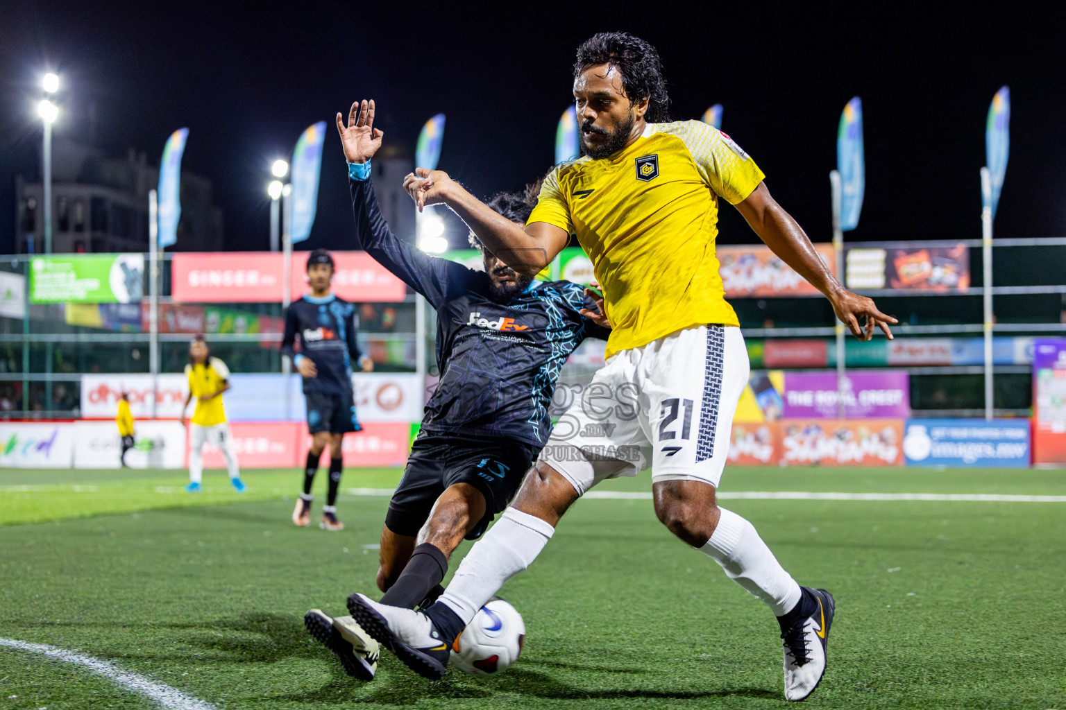 RRC vs Club TTS in Round of 16 of Club Maldives Cup 2024 held in Rehendi Futsal Ground, Hulhumale', Maldives on Tuesday, 8th October 2024. Photos: Nausham Waheed / images.mv