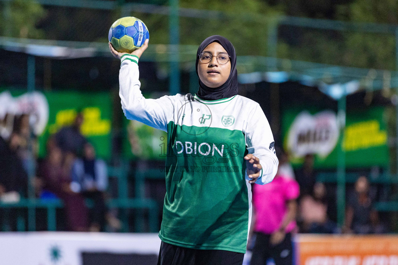 Day 18 of 10th National Handball Tournament 2023, held in Handball ground, Male', Maldives on Sunday, 17th December 2023 Photos: Nausham Waheed/ Images.mv