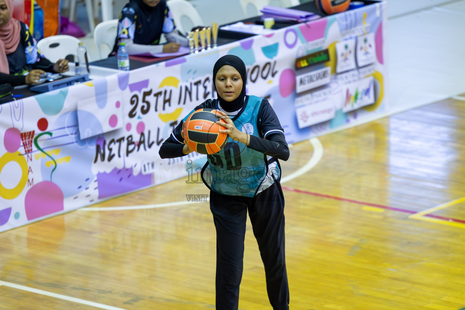 Day 13 of 25th Inter-School Netball Tournament was held in Social Center at Male', Maldives on Saturday, 24th August 2024. Photos: Mohamed Mahfooz Moosa / images.mv