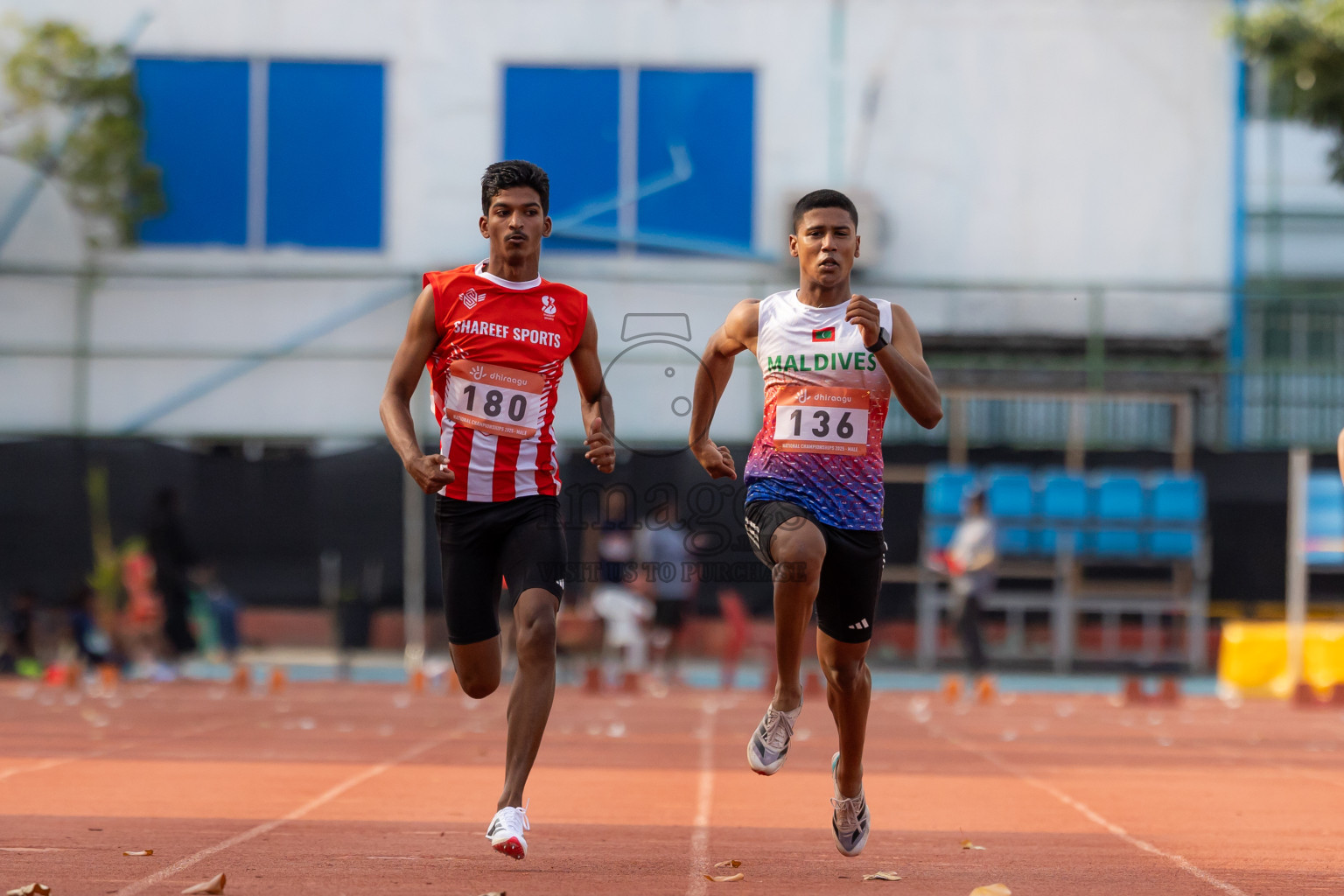 Day 1 of National Athletics Championship 2025 was held at Ekuveni Running Ground in Male', Maldives on Thursday, 14th August 2025. Photos: Hasni / images.mv