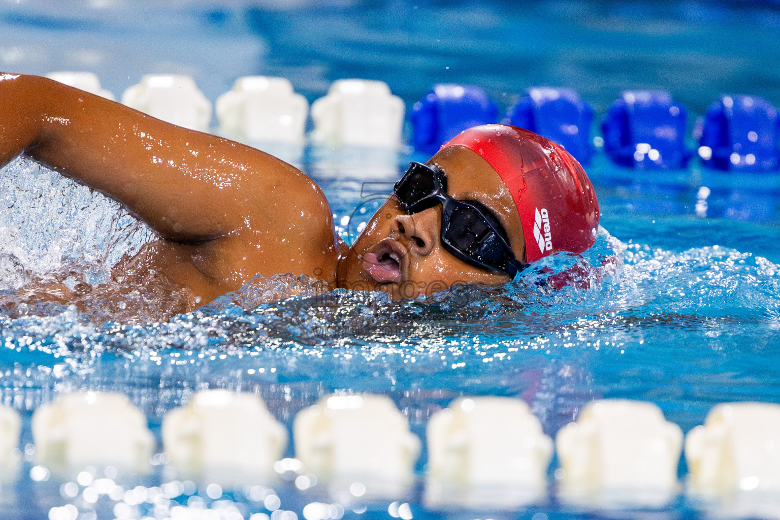 Day 3 of National Swimming Competition 2024 held in Hulhumale', Maldives on Sunday, 15th December 2024. Photos: Nausham Waheed/ images.mv