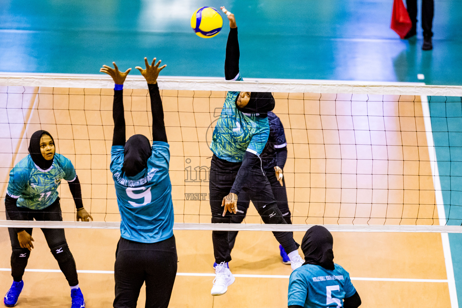 Semi Final of Women's Division of Milo VAM Cup 2024 held in Male', Maldives on Friday, 12th July 2024 at Social Center Indoor Hall Photos By: Nausham Waheed / images.mv