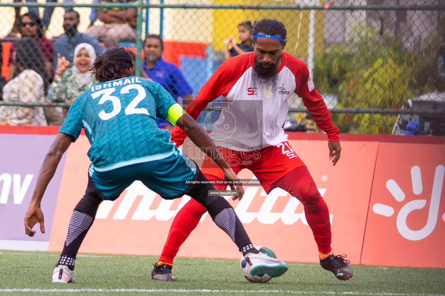 Team Fenaka vs Crossroads Maldives in Club Maldives Cup 2023 held in Hulhumale, Maldives, on Sunday, 30th July 2023
Photos: Ismail Thoriq / images.mv