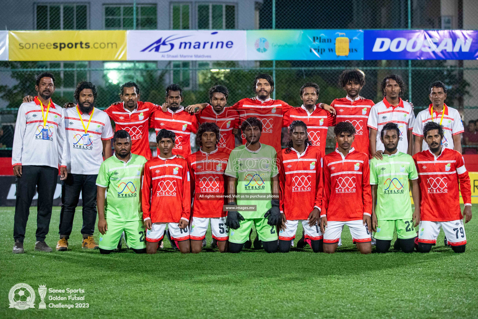 AA. Thoddoo vs AA. Mathiveri in Day 4 of Golden Futsal Challenge 2023 on 08 February 2023 in Hulhumale, Male, Maldives