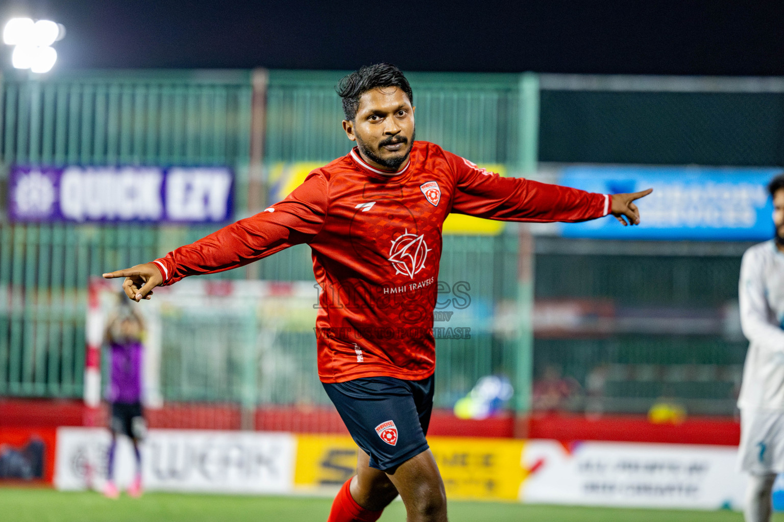 AA. Thoddoo VS ADh. Mahibadhoo in zone round on Day 32 of Golden Futsal Challenge 2025 was held on Wednesday , 5th February 2025, in Hulhumale', Maldives. 
Photos: Hassan Simah / images.mv