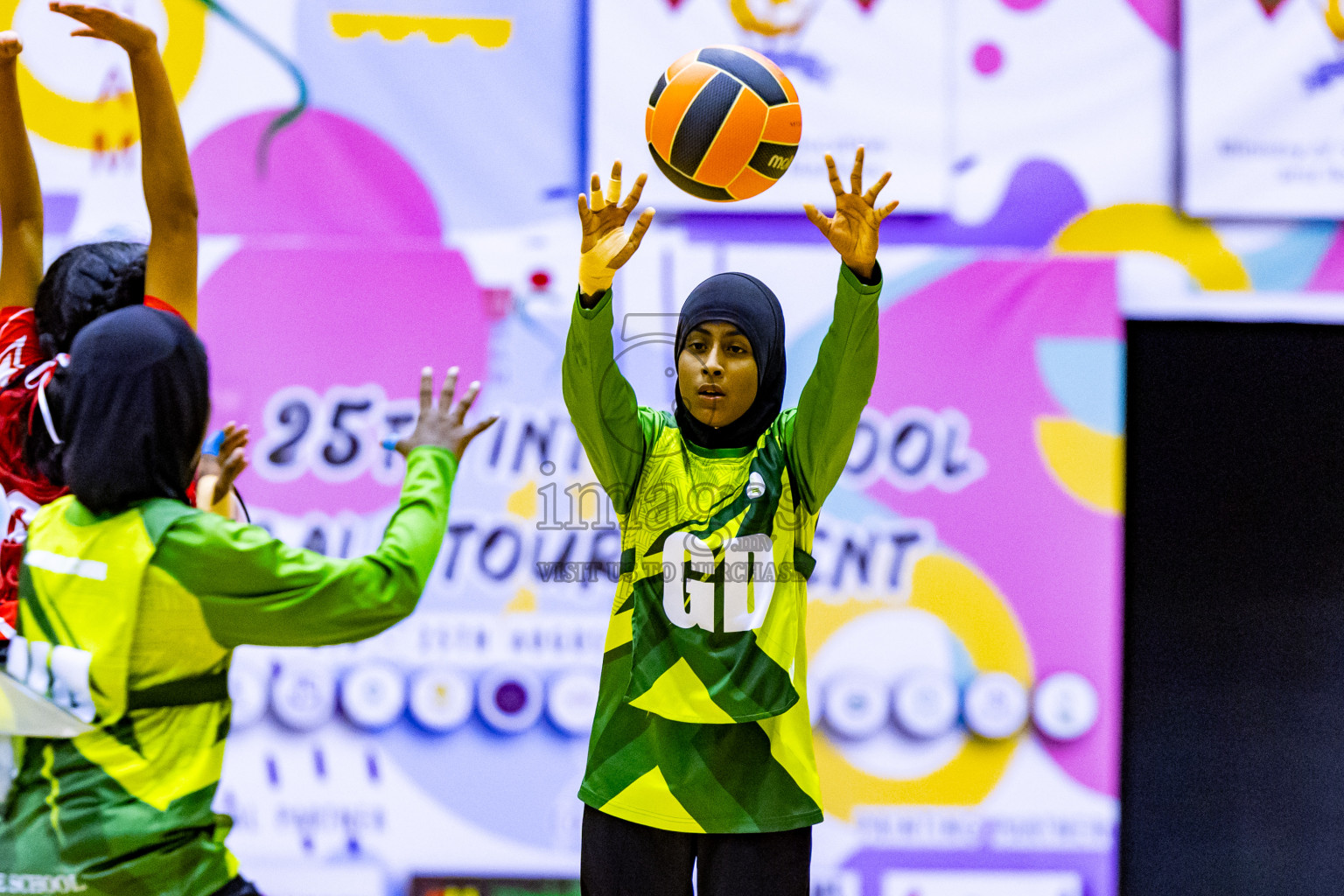 Day 14 of 25th Inter-School Netball Tournament was held in Social Center at Male', Maldives on Sunday, 25th August 2024. Photos: Nausham Waheed / images.mv