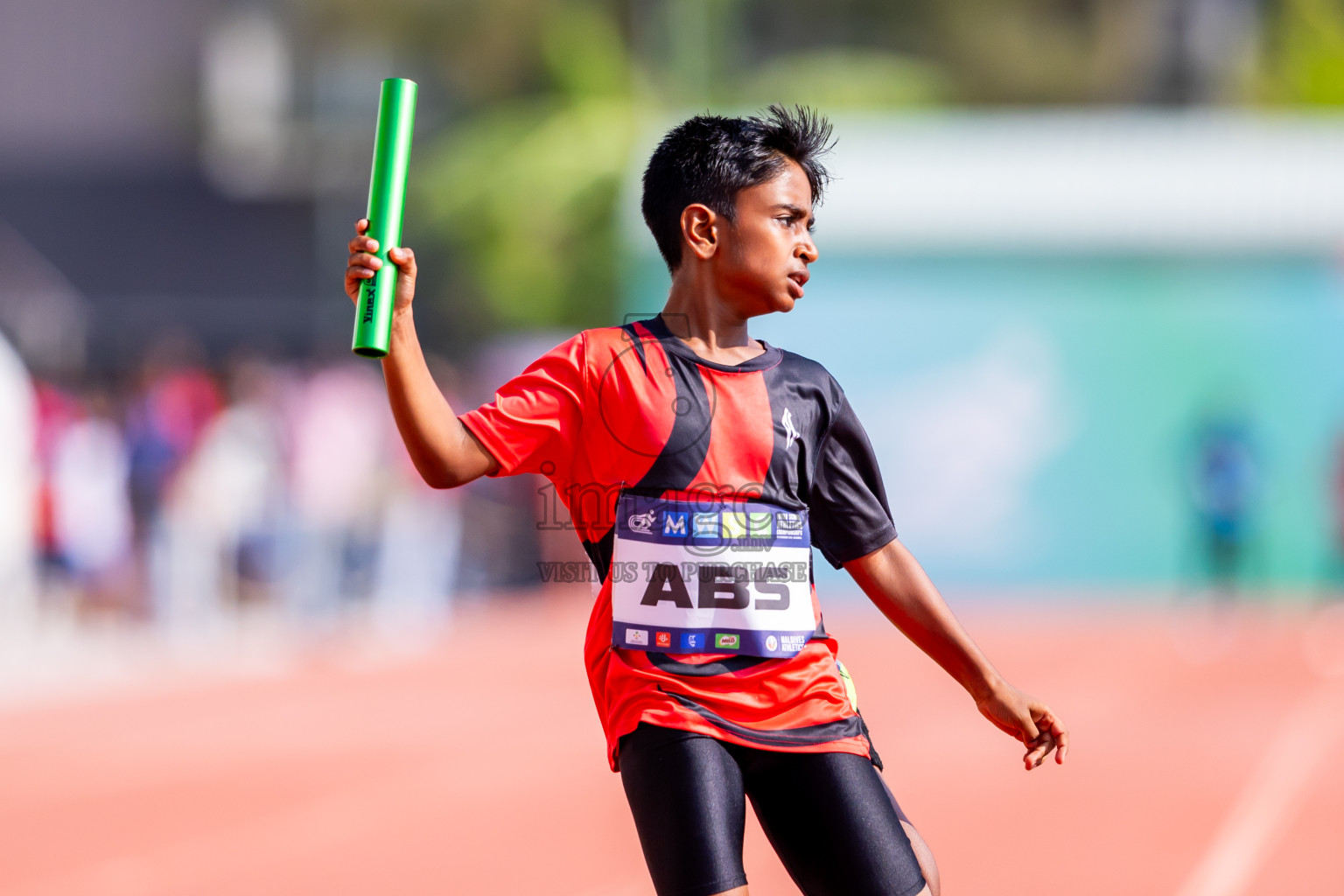 Day 6 of MWSC Interschool Athletics Championships 2024 held in Hulhumale Running Track, Hulhumale, Maldives on Thursday, 14th November 2024. Photos by: Nausham Waheed / Images.mv