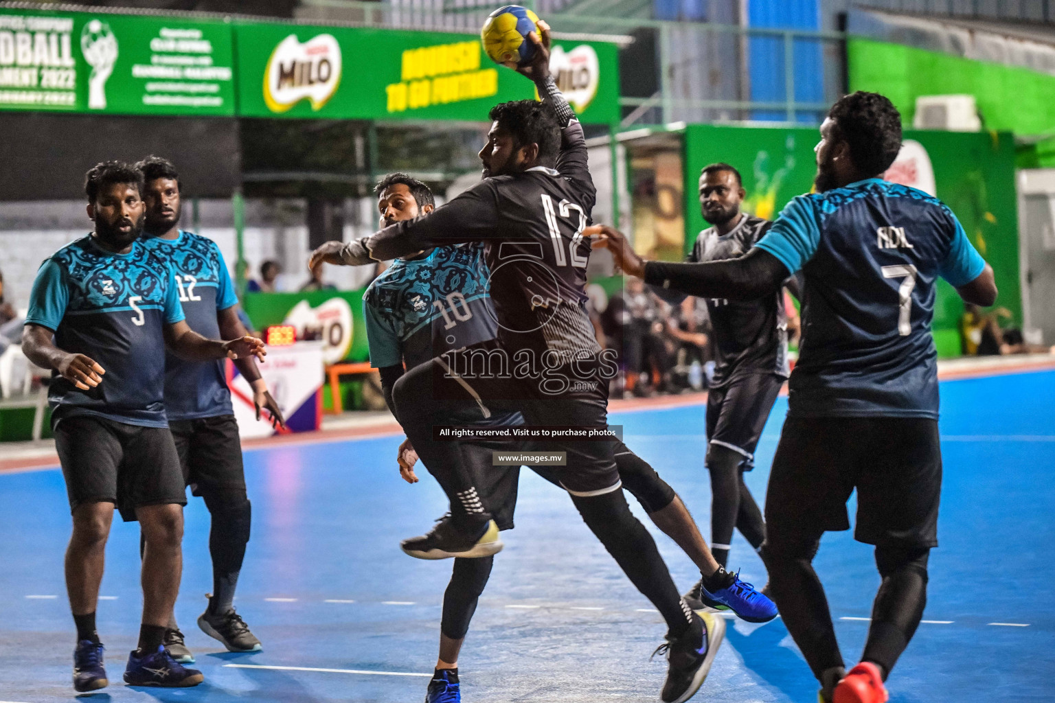 Day 17 of Milo 6th Inter Office Handball Tournament 2022 - Photos by Nausham Waheed