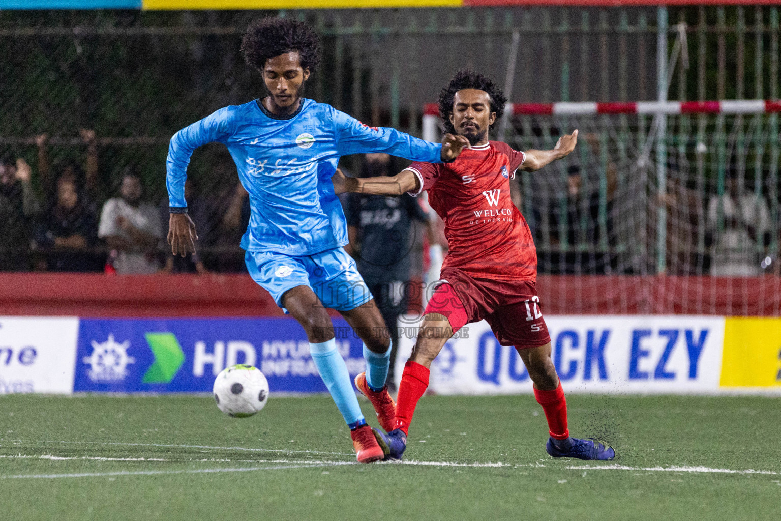 GA Vilingili vs GA Dhevvadhoo in Day 19 of Golden Futsal Challenge 2024 was held on Friday, 2nd February 2024 in Hulhumale', Maldives Photos: Nausham Waheed / images.mv