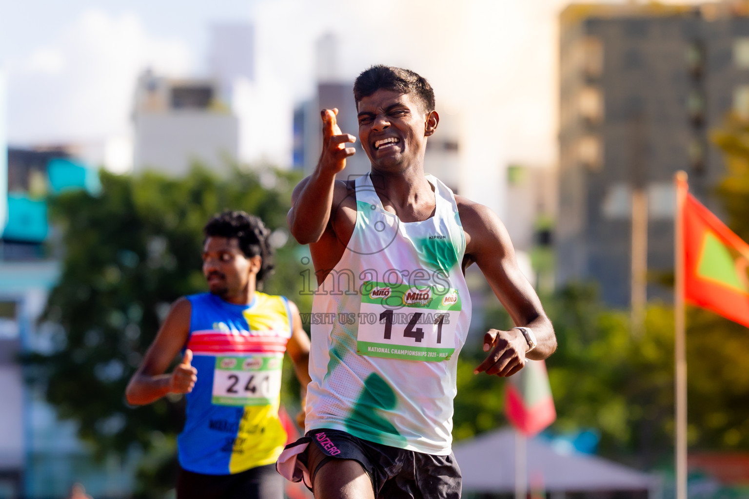 Day 3 of National Athletics Championship 2025 was held at Ekuveni Running Ground in Male', Maldives on Saturday, 16th August 2025. Photos: Nausham Waheed / images.mv