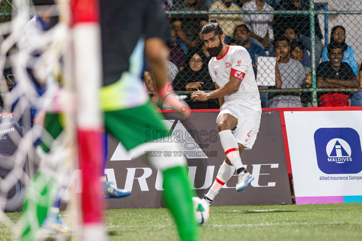 Team Allied vs Club Aasandha in Club Maldives Cup 2024 held in Rehendi Futsal Ground, Hulhumale', Maldives on Monday, 23rd September 2024. 
Photos: Mohamed Mahfooz Moosa / images.mv